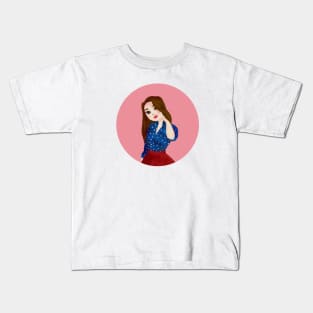 I heart polka dots Kids T-Shirt
